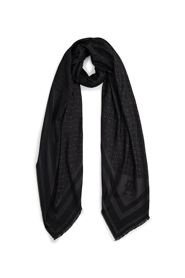 TH MONOGRAM SCARF - 1