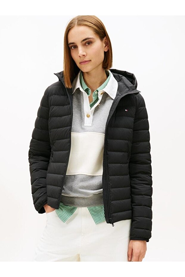 Stretch Nylon Lw down Jacket - 1