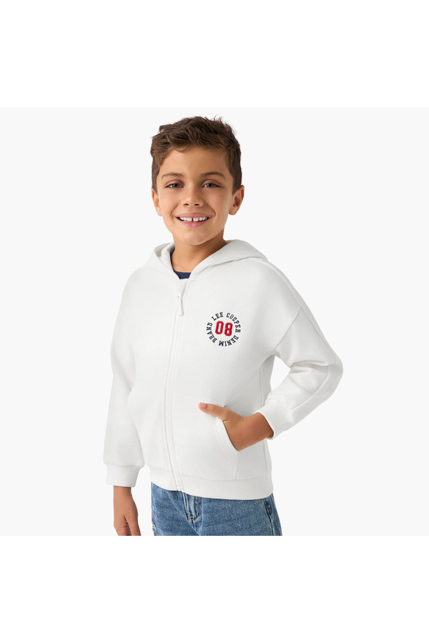 Embroidered Hooded Sweatshirt