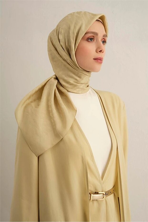 Eșarfă Pamora Bej, Eșarfă elegantă - 2