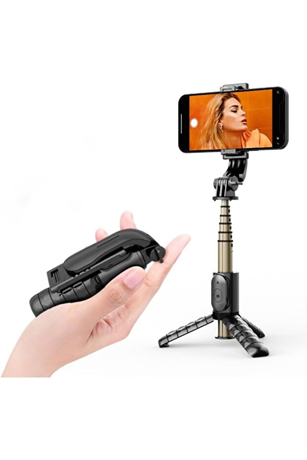 عمود مؤقت ذاتي، عصا قابلة للتمديد مع جهاز تحكم عن بعد بتقنية البلوتوث - 1