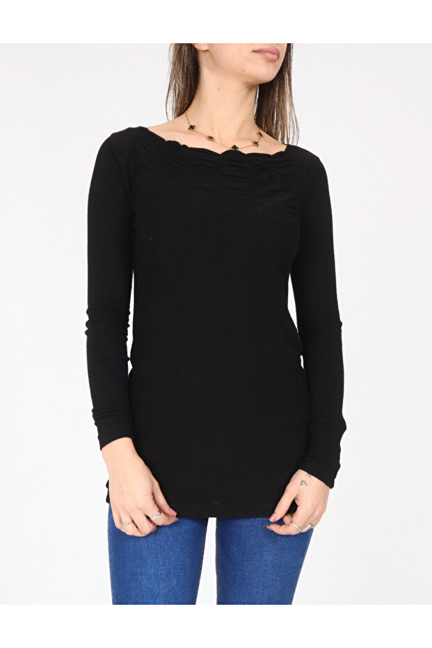 Bluza, Negru - 1