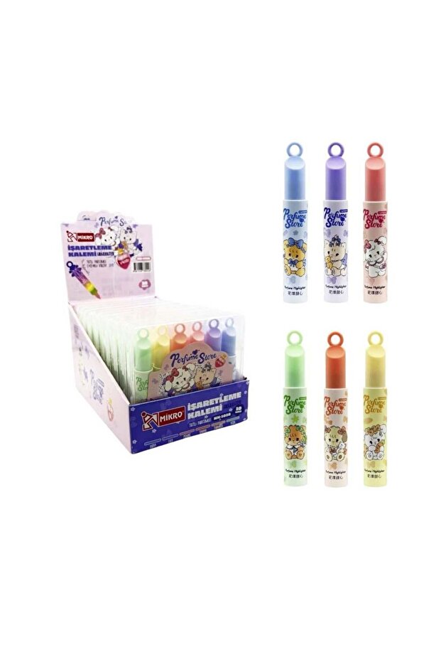 Highlighter Pen 6 Pack Perfume Scented