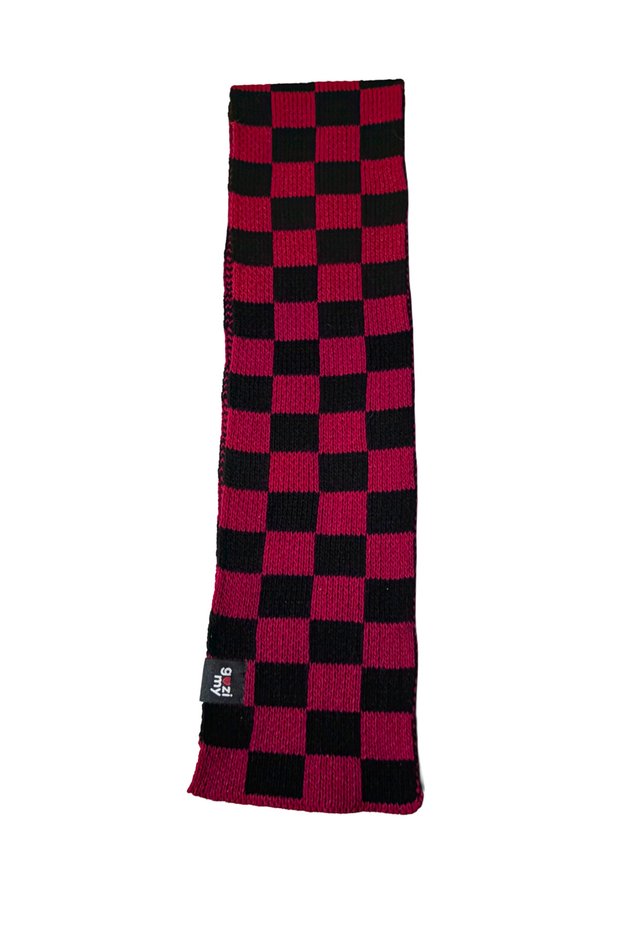 Chess Pattern Long Scarf