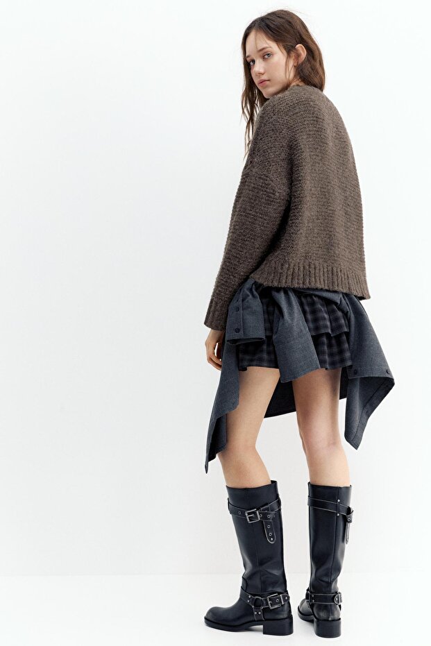 Kalın örgü kazak - 5