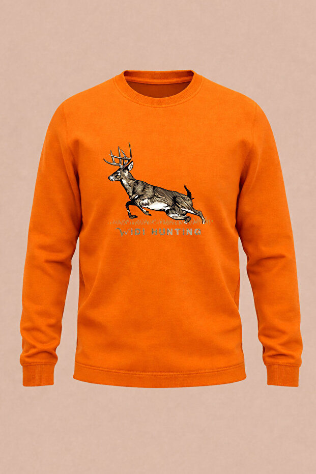 سترة شتوية من Hunting Hunting Geyik Hunt مطبوع Hunter Regular Fit مكونة من 3 خيوط