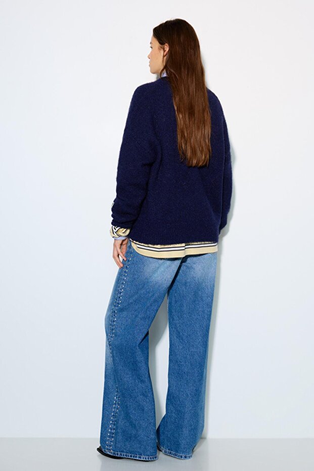 Basic bisiklet yaka kazak - 4