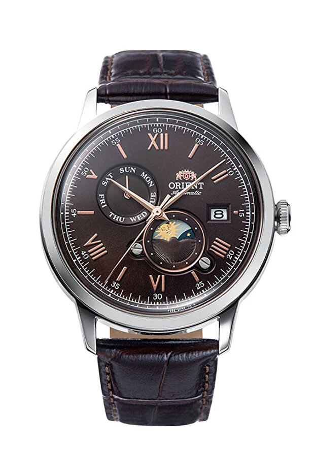 RA‑AK0804R Sun & Moon Classic Automatic Men’s Watch | Brown Dial
