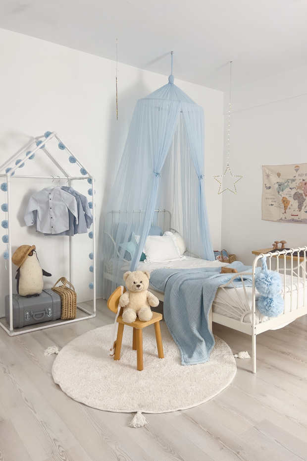 Tül Cibinlik Basic Blue - 3