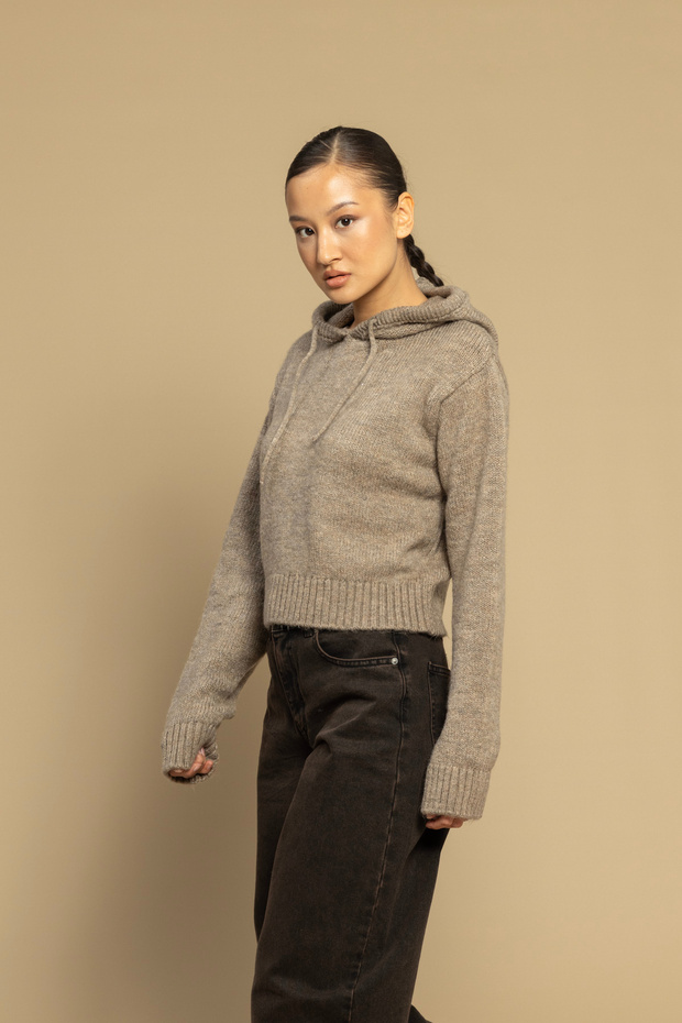 KAPÜŞONLU TRİKO KAZAK - 3