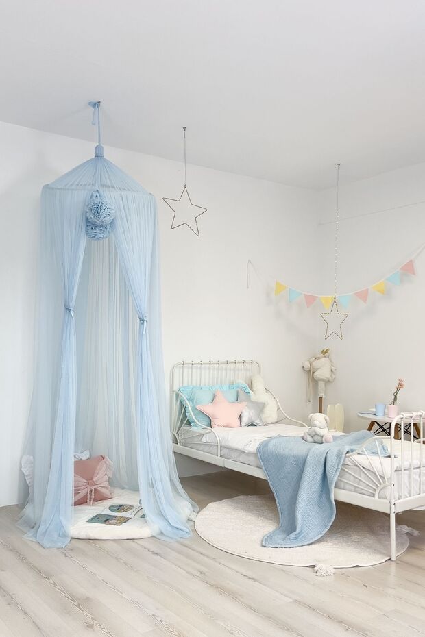 Tül Cibinlik Basic Blue - 1