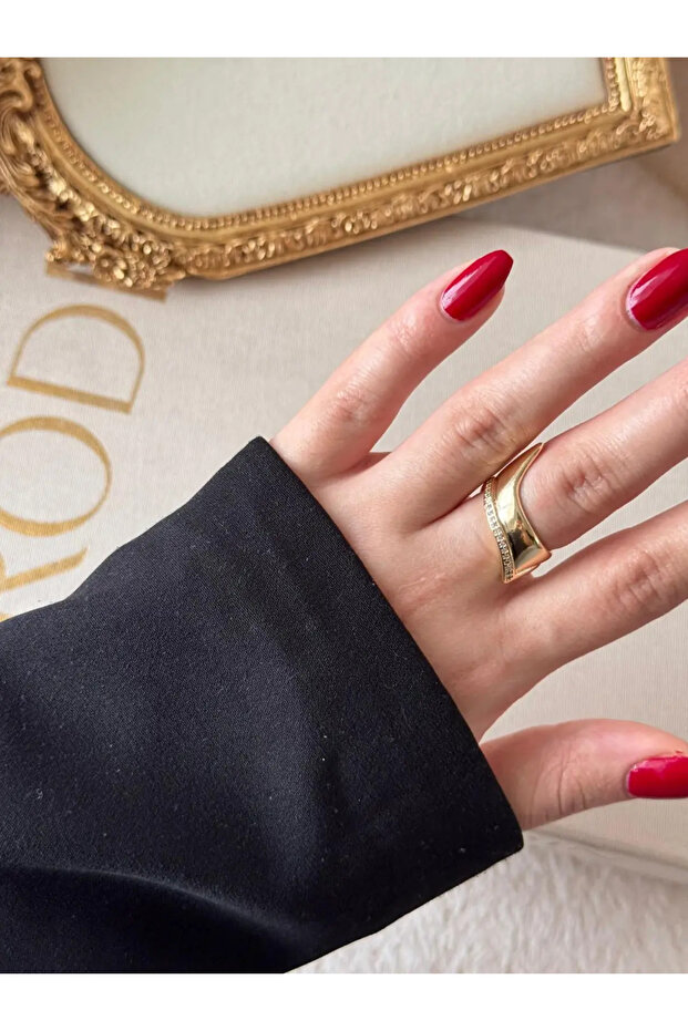 Wave Double Ring - 5