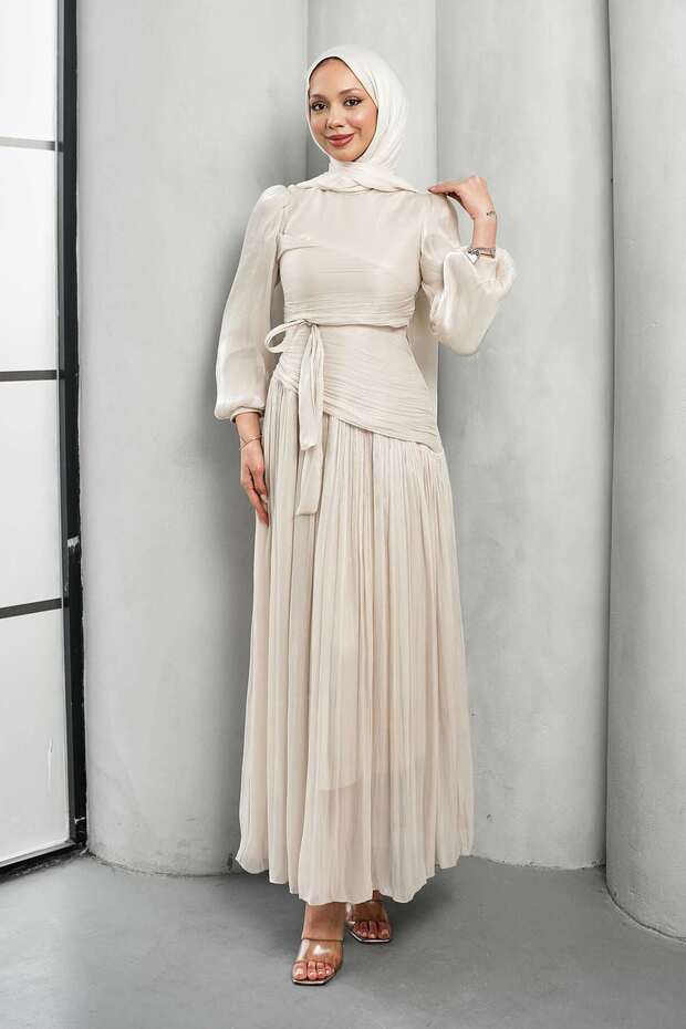 Taş Drapeli Piliseli Abiye - 3