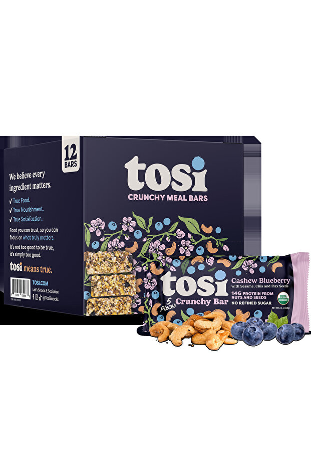 crunchy bar Cashew Blueberry 68 g