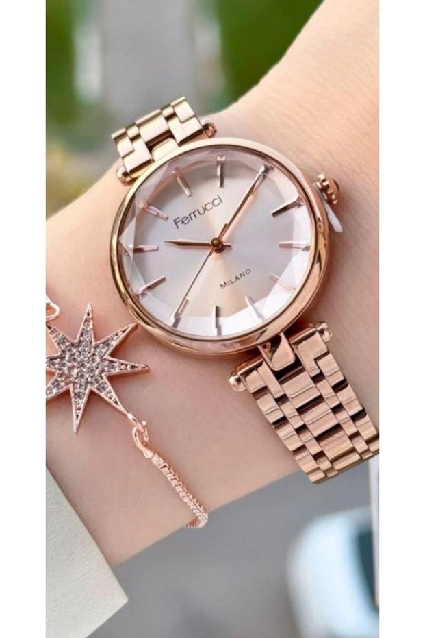 Fer.03590M.06 Steel Cord Women Wrist Watch