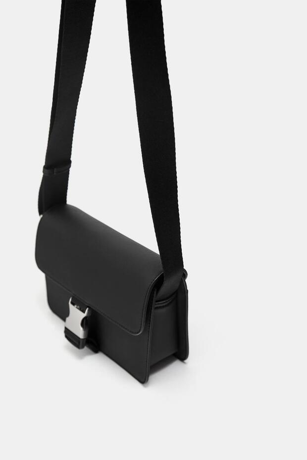 Tokalı çapraz askılı çanta - 4