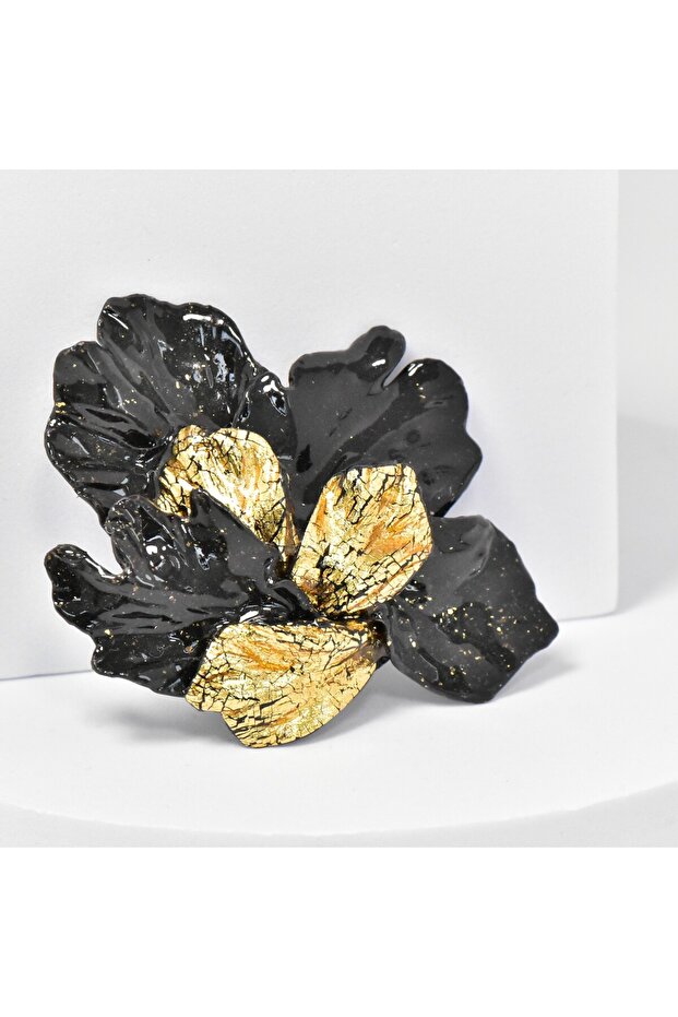 Handmade Iris brooch - 3