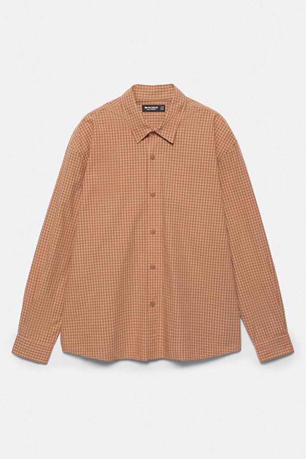 Turuncu kareli gömlek - 6