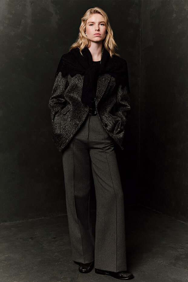 DARA KAŞE BLAZER ANTRASİT - 1