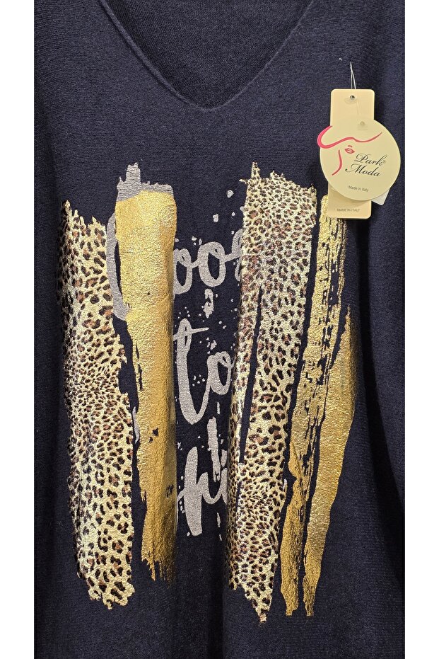 سترة بنمط الفهد المذهب - 3