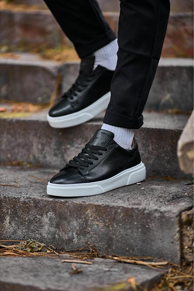 Havuz taban basic sneakers ayakkabı - 4