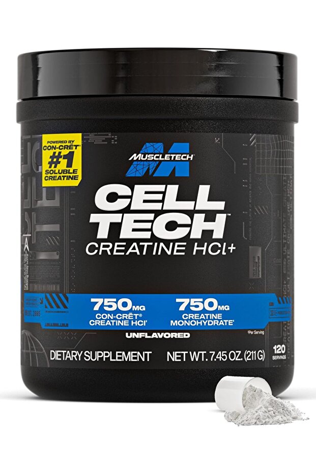 Creatine Powder Cell-Tech Creactor Creatine For Muscle Builders Unflavored (120 Servings) 211G