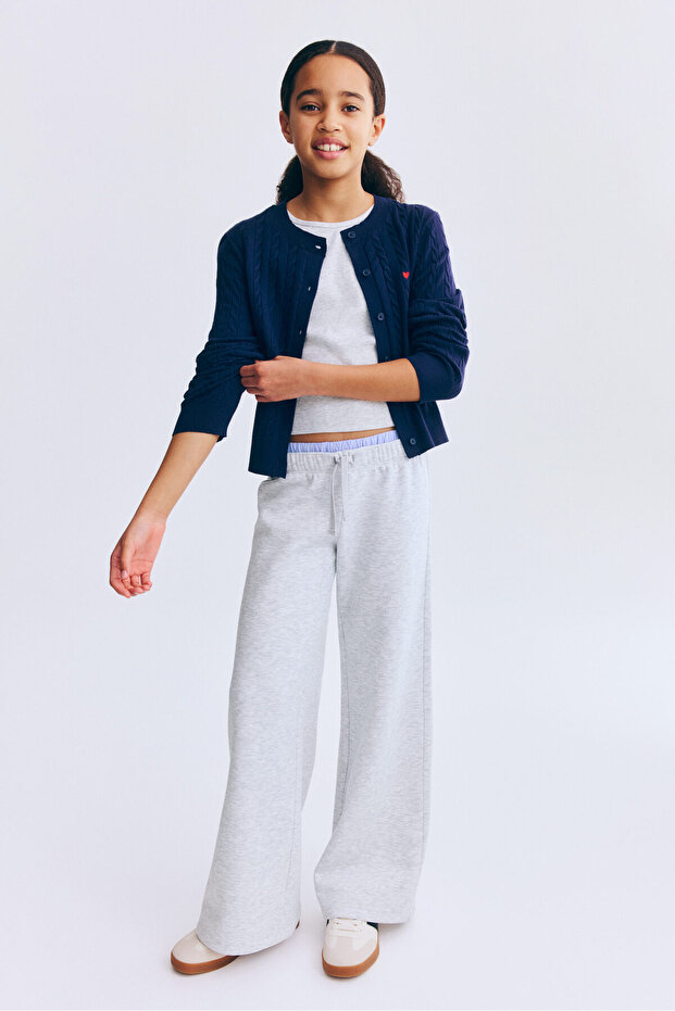 Çift Bel Bantlı Jogger Pantolon - 1