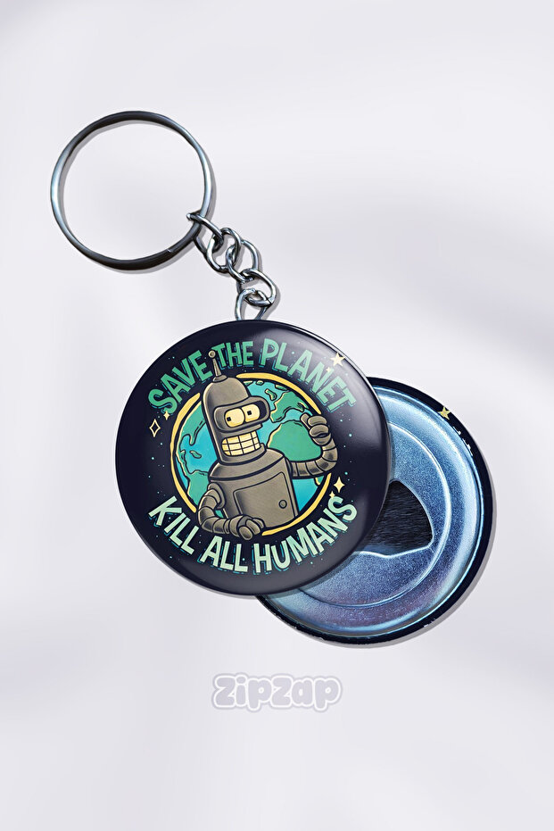 Futurama Anime Animation Bag Ornament Keychain Charm (1 Pcs)