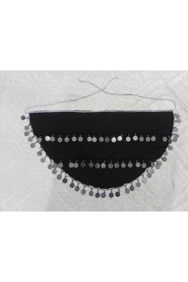 Adult Shakira Belt Black Silver Lira