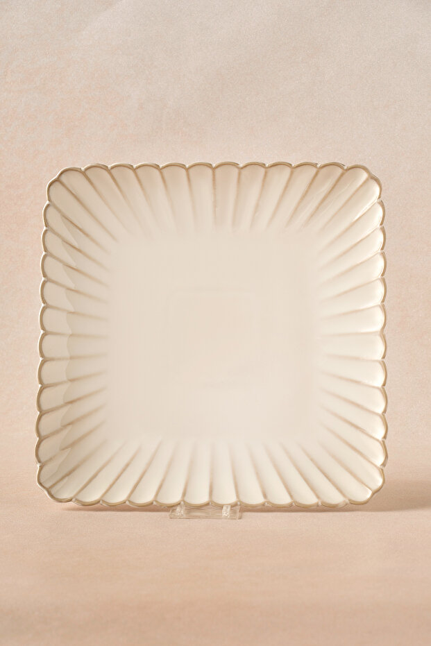 Daisy Kare Servis Tabağı 25,5 cm - 2