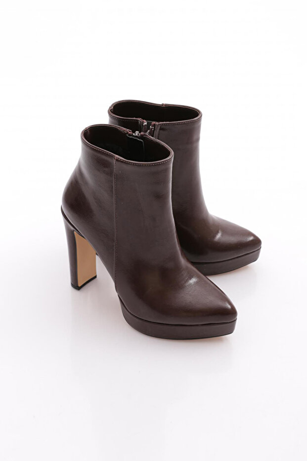 601-1 Kadin Topuklu Bot - 2