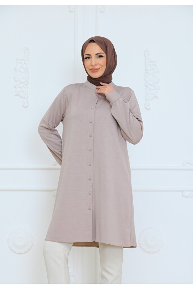 OVERSİZE KADIN TESETTÜR TUNİK - 7