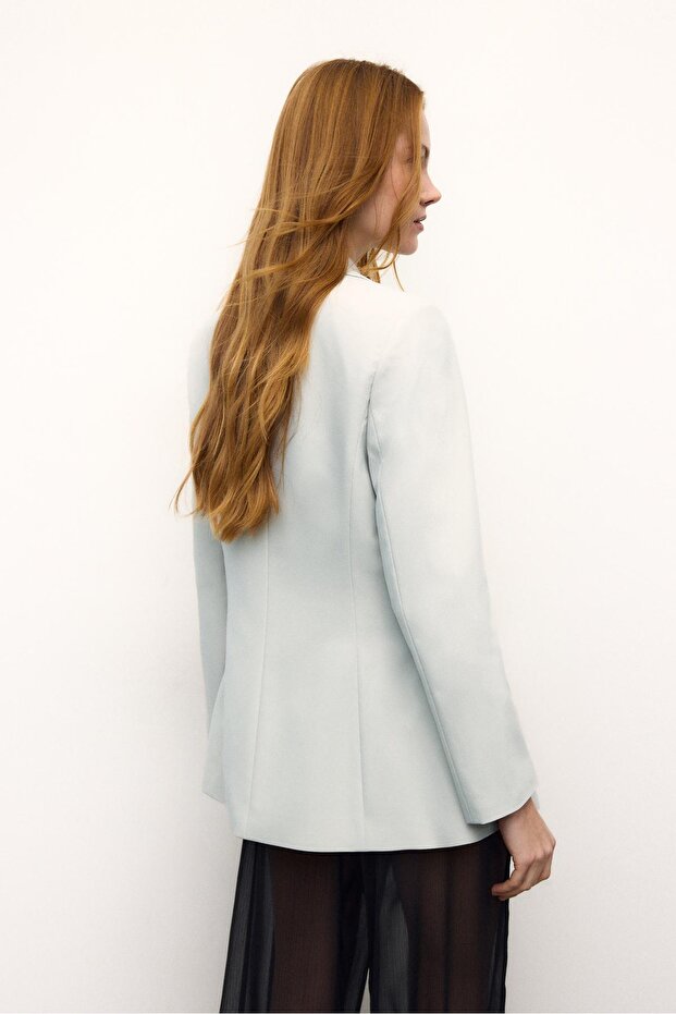 Vücuda oturan blazer - 5