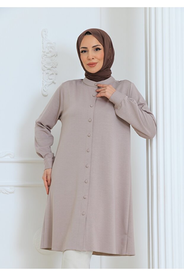 OVERSİZE KADIN TESETTÜR TUNİK - 8