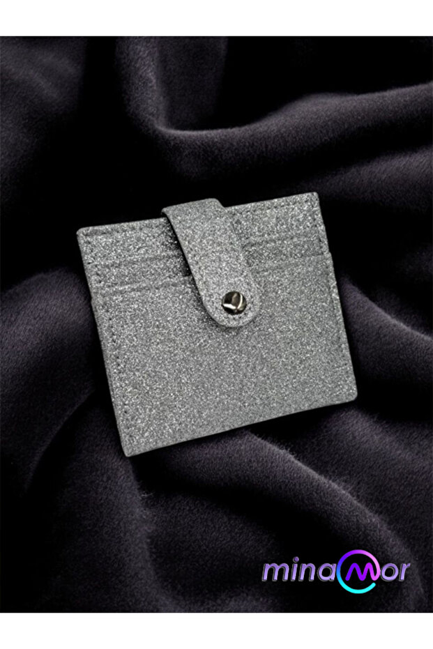 Women's Silvery Card Holder Wallet