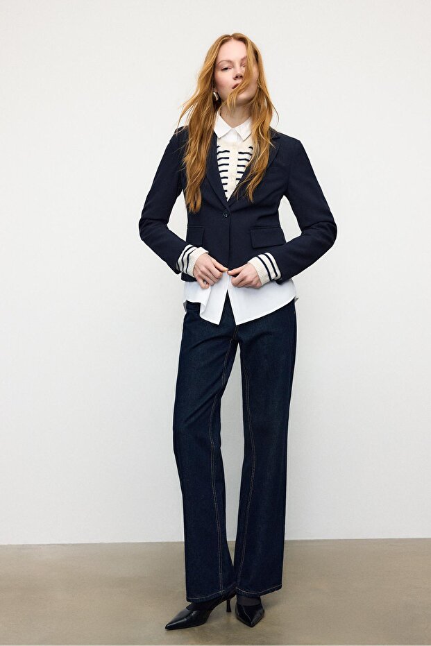 Kısa blazer ceket - 2