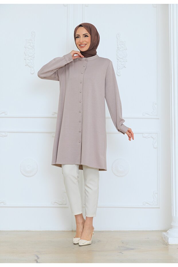 OVERSİZE KADIN TESETTÜR TUNİK - 3