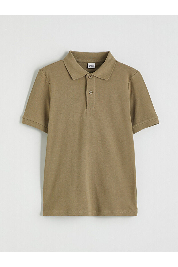 Create Your Style with Uzg Store Khaki Polo Neck Boys' T-Shirt