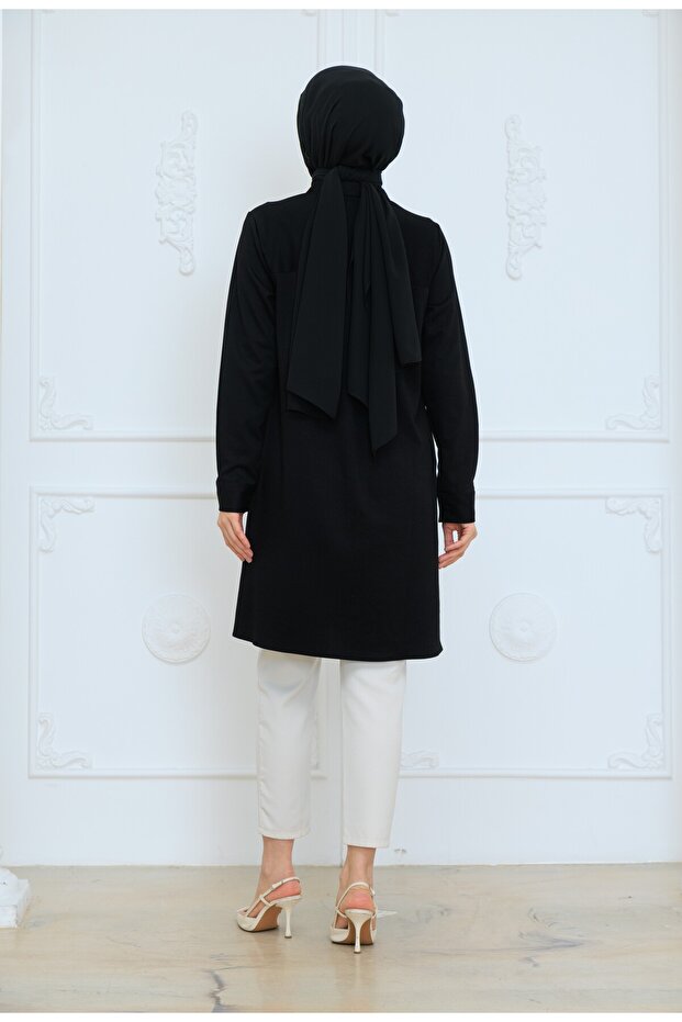 OVERSİZE KADIN TESETTÜR TUNİK - 4