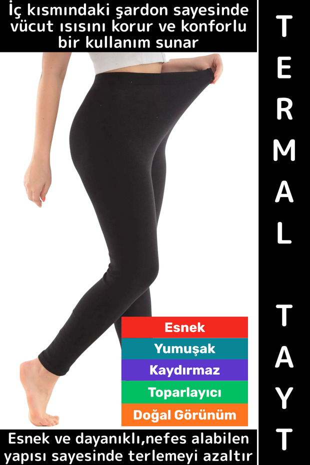 Casual Sports Use Keeping Warm in Winter Shaping / Sculpting Flexible Comfortable Inside Fleece-Lined Women's Thermal Leggings