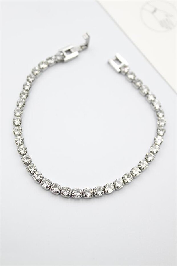 Stone Waterway Steel Bracelet - Silver