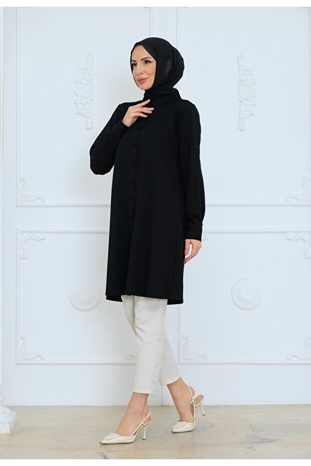 OVERSİZE KADIN TESETTÜR TUNİK - 3
