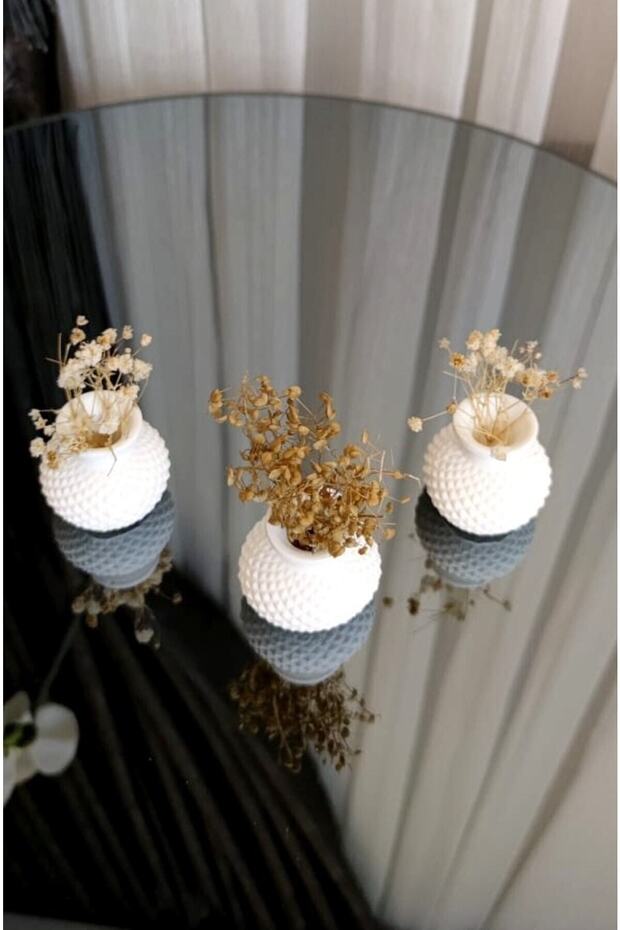 Mini Vazo Set Çiçesiz - 3 Adet - 2