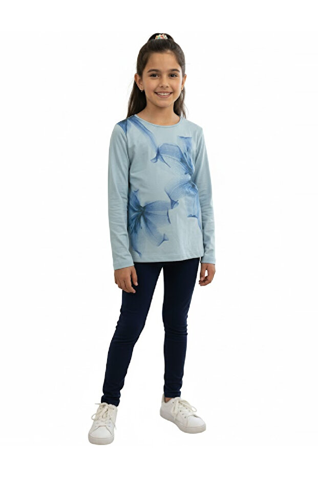 Blouse, Light blue - 1