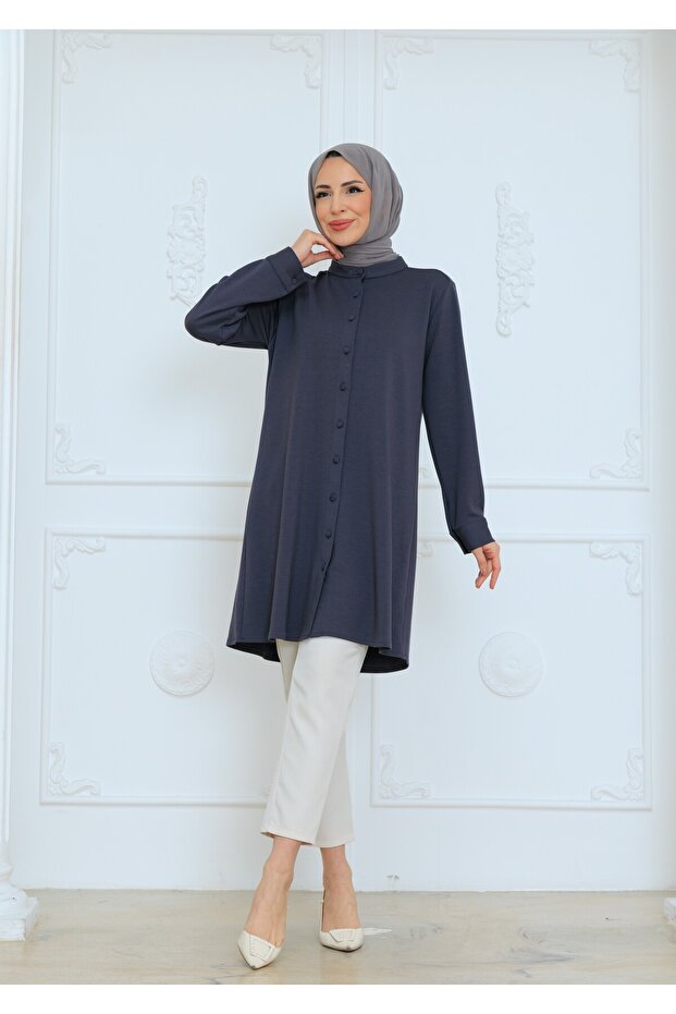 OVERSİZE KADIN TESETTÜR TUNİK - 2