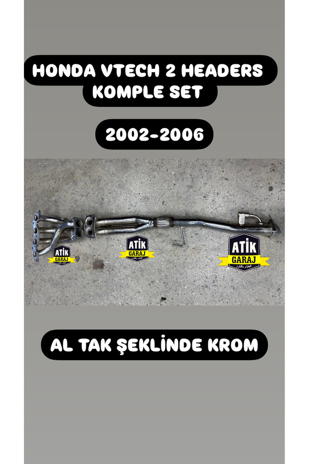 HONDA VTECH HEADERS SET 2002-2006 UYUMLU - 3