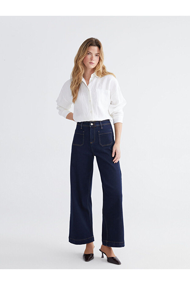 Indigo Wideleg Women's Jeans