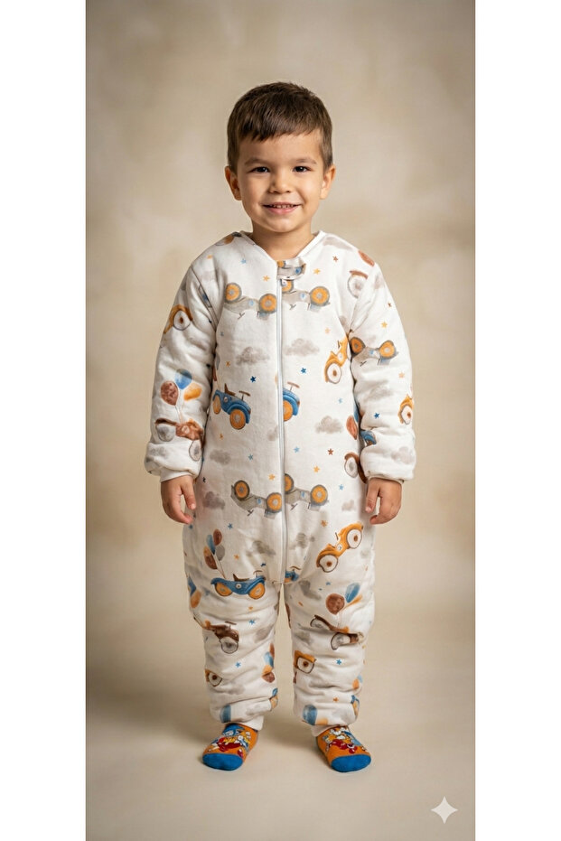 Sleepover 2.5 Tog Sleeping Bag with Sleeves 100% Natural Cotton Double Layer Flannel Special Fabric Unisex