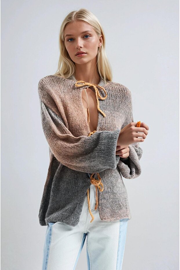 Renk Geçişli Basic Hırka 5197 - 5