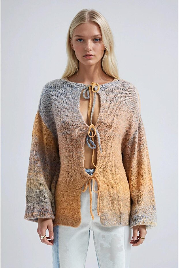 Renk Geçişli Basic Hırka 5197 - 2